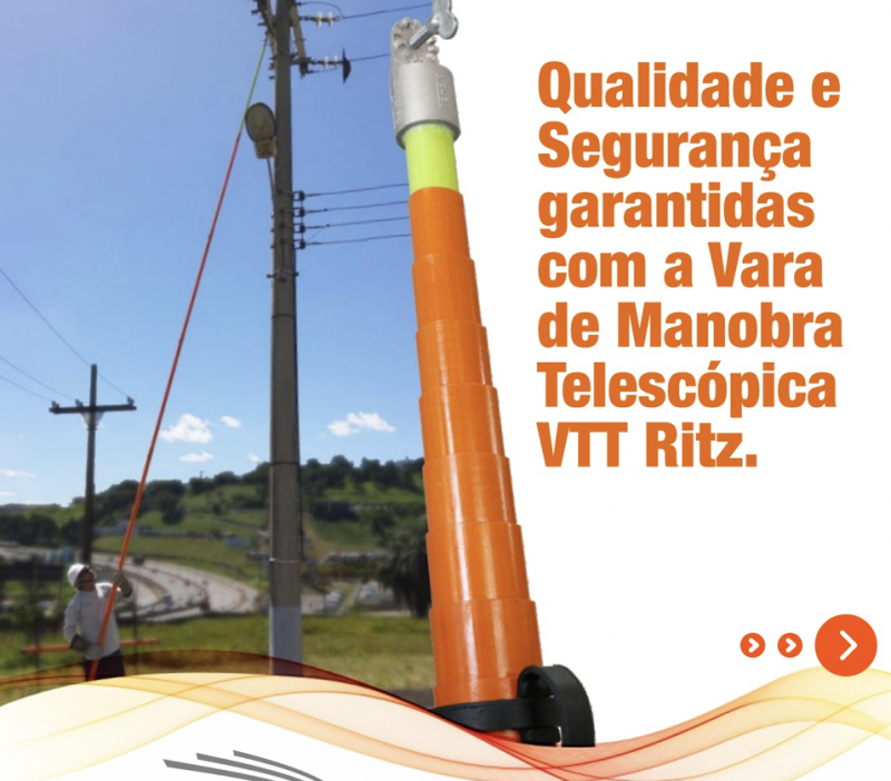 Vara de Manobra Telescópica - VTT RITZ